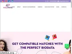 Sites similar to wedmate.in