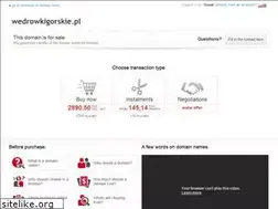 Sites similar to wedrowkigorskie.pl