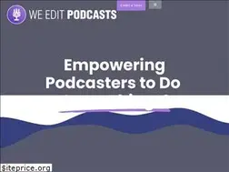 Sites similar to weeditpodcasts.com