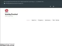Sites similar to weekdaypreschoolnorthridge.com