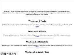 Sites similar to weekenda.fr