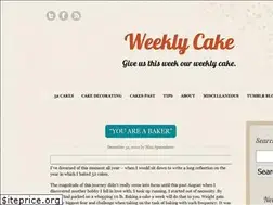 Sites similar to weeklycake.com