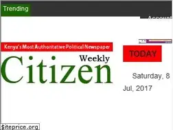 Sites similar to weeklycitizen.co.ke