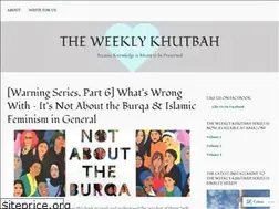 Sites similar to weeklykhutbah.wordpress.com