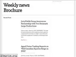 Sites similar to weeklynewsbrochure.com
