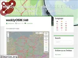 Sites similar to weeklyosm.eu