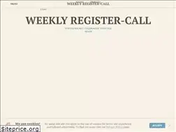 Sites similar to weeklyregistercall.com