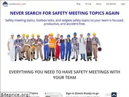 Sites similar to weeklysafety.com