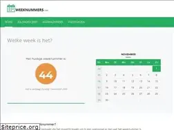 Sites similar to weeknummers.com