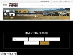 Sites similar to weekschevy.com