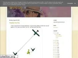 Sites similar to weese.blogspot.com