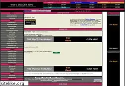 Sites similar to weessoccertips.info