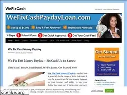Sites similar to wefixcashpaydayloan.com
