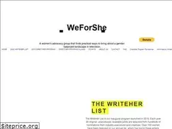 Sites similar to weforshe.org