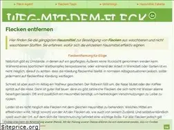 Sites similar to weg-mit-dem-fleck.de