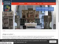 Sites similar to wege-zu-luther.de