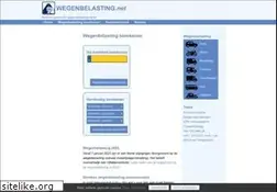 Sites similar to wegenbelasting.net