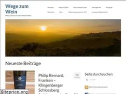 Sites similar to wegezumwein.de