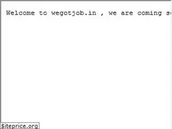 Sites similar to wegotjob.in