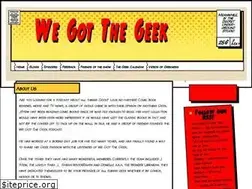 Sites similar to wegotthegeek.com