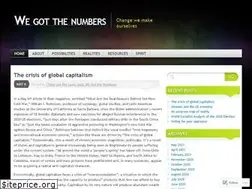 Sites similar to wegotthenumbers.org