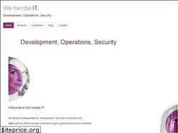 Sites similar to wehandle.it
