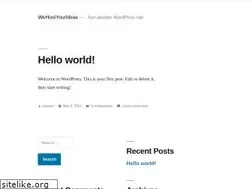 Sites similar to wehostyourideas.com
