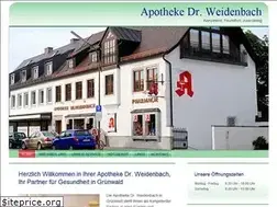 Sites similar to weidenbach-apotheke.de
