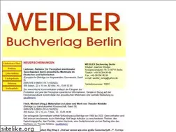 Sites similar to weidler-verlag.de