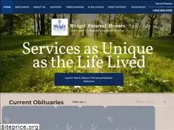 Sites similar to weigelfuneralhomes.com