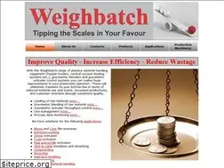 Sites similar to weighbatch.com