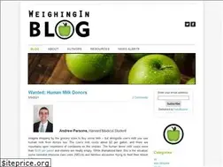 Sites similar to weighinginblog.org