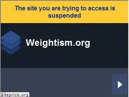 Sites similar to weightism.org