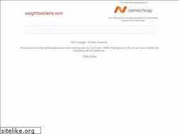 Sites similar to weightlosefacts.com