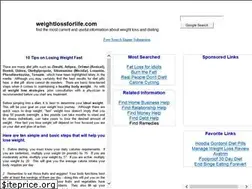 Sites similar to weightlossforlife.com