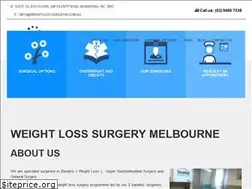 Sites similar to weightlosssurgeon.com.au