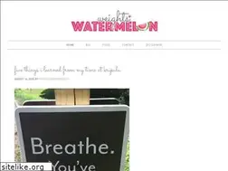 Sites similar to weightsandwatermelon.com