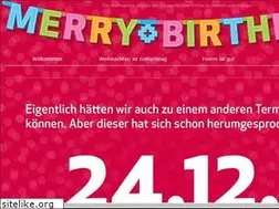 Sites similar to weihnachten-ist-geburtstag.de