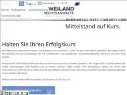 Sites similar to weiland-rechtsanwaelte.de