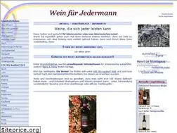 Sites similar to wein-fuer-jedermann.de