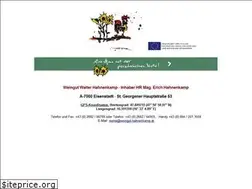 Sites similar to weingut-hahnenkamp.at