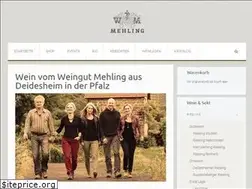 Sites similar to weingut-mehling.de