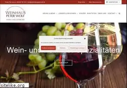 Sites similar to weinhauspeterwolf.de