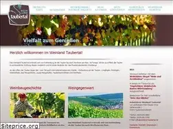 Sites similar to weinlandtaubertal.de