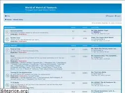 Sites similar to weirdalforum.com