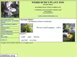 Sites similar to weirddudesplantzoo.com