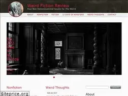 Sites similar to weirdfictionreview.com