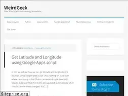 Sites similar to weirdgeek.com