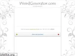Sites similar to weirdgenerator.nl
