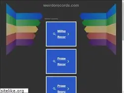Sites similar to weirdorecords.com